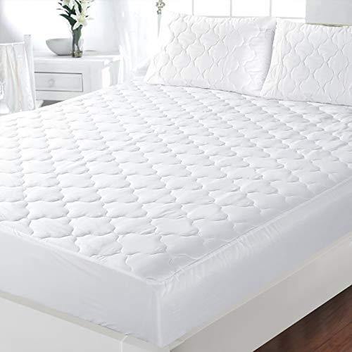 ZNR Triple Filled Quilted Mattress Protector King Size 40cm Extra Deep - We Love Our Beds