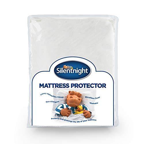Silentnight Premium Quilted Mattress Protector in White - We Love Our Beds