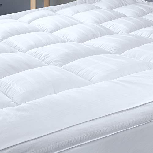 Threads for Bed Extra Thick Mattress Topper with 100% Cotton Cover - We Love Our Beds