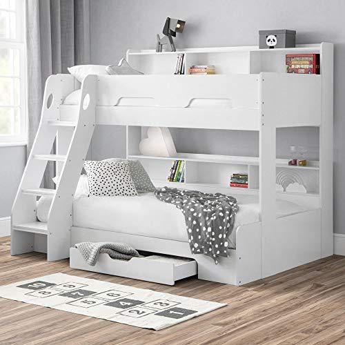 Happy Beds Orion Triple Sleeper Wooden Bunk Bed Frame - We Love Our Beds