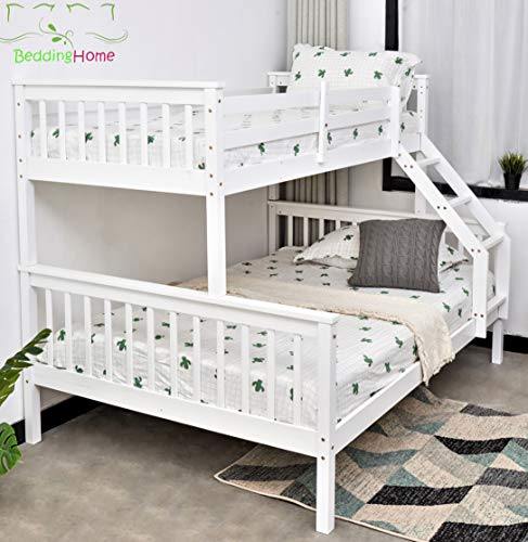 Bedding Home Bunk Bed Single and Double Solid Pine Wood Triple Sleeper - We Love Our Beds