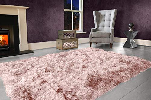 Viceroy Bedding Modern Extra Large Dense Pile Shaggy Rug with Sparkle Shimmer - We Love Our Beds