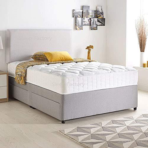 Sleep Factory Limited Divan Bed Set Ortho Mattress, Headboard and Drawers - We Love Our Beds