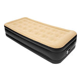 Benross Avenli Twin Size Inflatable Airbed with Built In Electric Pump | Quick & Easy Inflation | Storage Bag Included | Flocked Surface| Camping or Home| 1.96L x 0.97W x 0.47H metres | 88080 Benross