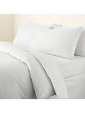 Sapphire Collection Luxury 100% Egyptian Cotton Duvet Quilt Cover & Pillowcase Bedding Set (White, Single) Sapphire Collection