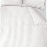 HIGH LIVING Bedding Double Duvet cover set with Pillow cases - Soft Microfibre Polyester Quilt Cover Set (Double White) HIGH LIVING