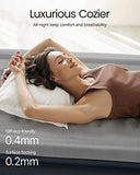 iDOO Single Air Bed, Inflatable Mattress with Built-in Electric Pump, 3 Mins Quick Self-Inflation/Deflation Guest Air Mattress, Blow Up Camping Bed for Home Portable Travel 190x100x46cm 250kg MAX iDOO