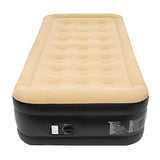 Benross Avenli Twin Size Inflatable Airbed with Built In Electric Pump | Quick & Easy Inflation | Storage Bag Included | Flocked Surface| Camping or Home| 1.96L x 0.97W x 0.47H metres | 88080 Benross