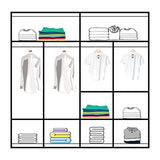 Double Mirror Sliding Door Wardrobe with LED LIGHT 90/120/150/180/203 (White, 203cm) Sliding Wardrobe 4U