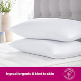 Silentnight Ultrabounce Pillows 2 Pack – Soft Medium Support Comfortable Bouncy Pillows for Stomach, Back and Side Sleepers – Machine Washable and Hypoallergenic Bed Pillows – Pack of 2 Silentnight