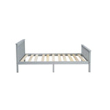 Panana Single Bed Solid Wood Bed Frame 3ft White Wooden For Adults, Kids, Teenagers (Grey) Panana