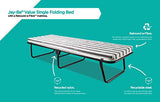 JAY-BE Value Folding Bed with Rebound e-Fibre® Mattress - Single JAY-BE