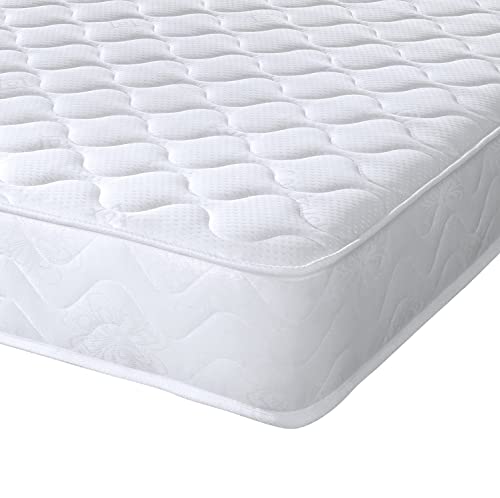 eXtreme comfort ltd - The Cooltouch Essentials White 18cms Deep Spring Value Mattress, Soft Feel 3ft Single (3ft x 6ft3, 90cm x 190cm) eXtreme comfort ltd