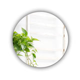 Round Wall Mounted Acrylic Mirror: Frameless, Easy to Stick, Strong, Lightweight Mirrors-Interiors