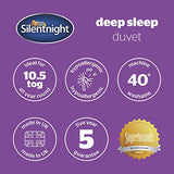 Silentnight Deep Sleep Double Duvet 10.5 Tog – All Year Round Soft and Comfortable Quilt Duvet Ideal for Spring, Summer, Autumn, and Winter – Hypoallergenic and Machine Washable – Double – 200x200cm Silentnight