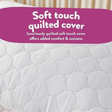 Slumberdown Hotel Quality Pillows 4 Pack - Bouncy Firm Support Side Sleeper Pillow for Neck, Back & Shoulder Pain Relief - Comfy, Soft Touch Quilted Cover, Hypoallergenic, Made in the UK (48 x 74cm) Slumberdown