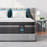 TeQsli Gel Individually Pocket Sprung King Mattress 5FT with Soft Fabric, 10 Inch Hybrid Mattress King for Pressure & Back Pain Relief, Medium Firm Mattress in a Box-150x200x25cm TeQsli
