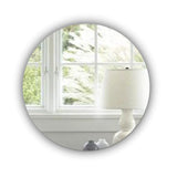 Round Wall Mounted Acrylic Mirror: Frameless, Easy to Stick, Strong, Lightweight Mirrors-Interiors