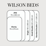 Wilson Beds - 3ft Single Mattress Approx 6.5 Inch Deep Memory Foam and Spring Mattress (3ft x 6ft3) (Single) W Wilson Beds A luxury you can afford