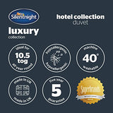 Silentnight Hotel Collection King Size Duvet – All Year Round 10.5 Tog Luxurious Hotel Quality Duvet Quilt – Hypoallergenic and Machine Washable – King Size Bed, White Silentnight