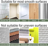 Round Wall Mounted Acrylic Mirror: Frameless, Easy to Stick, Strong, Lightweight Mirrors-Interiors