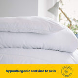 Silentnight Cooler Summer Double Duvet 4.5 Tog – Lightweight Hypoallergenic and Machine Washable Summer Duvet Quilt – Double, White Silentnight