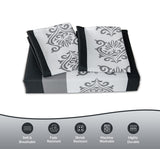 LAZZARO King Size Duvet Set, Non-Iron Kingsize Duvet Covers Bedding Sets, 3 Pcs with Zipper Closure + 2 Pillowcases 230 cm x 220cm Black/White/Grey lazzaro home feel the difference