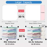 BRIAN & DANY 8-Cube Clothes Closet, Plastic Wardrobe with Doors & 1 Hanger, Modular Storage Organizer, Deeper Cubes for Larger Space BRIAN & DANY
