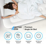 Active Era Premium Single Air Bed Inflatable Mattress with a Built-in Electric Pump and Pillow Active Era