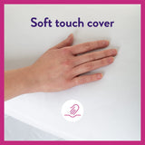 Slumberdown Cosy Nights Pillows 2 Pack - Medium Support Back Sleeper Pillows for Back Pain Relief - Comfortable, Hypoallergenic, UK Standard Size (48cm x 74cm) Slumberdown