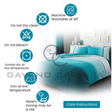 GC GAVENO CAVAILIA King Size Duvet Covers Set (230cm x 220cm) Polycotton - Quilt Bedding Comforter Covers - Teal GC GAVENO CAVAILIA