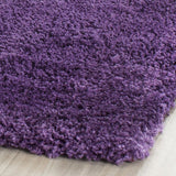 Safavieh Shaggy Rug for Living Room, Dining Room, Bedroom - Milan Shag Collection, High Pile, in Purple, 183 X 274 cm Safavieh