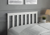 Home Treats 3ft Single Bed In White Solid Pine Wooden Frame Perfect For Adults Kids Teenagers Fitted Slats Strong Support Legs With Smooth Finish (Single) Home Treats