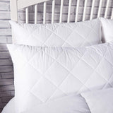 Adam Home Pillow 1 Pack Hotel Quality with Quilted Cover- Premium Filled Pillows for Stomach, Back and Side Sleeper Pillow, Down Alternative Bed Pillow-Soft Hollow-Fiber Hotel Pillow Adam Home