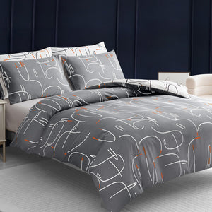 Pamposh Double Duvet Set Premium Brushed Microfiber Duvet Cover Double Ultrasoft Hypoallergenic Duvet Double Cover Set Non Iron Luxury Bedding Set With Zipper Closure Pamposh