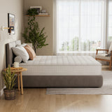 Vesgantti 3FT Single Mattress, 10 Inch Hybrid Mattress with Breathable Memory Foam and Individually Pocket Spring - Medium Firm, White Vesgantti