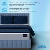 BEDZONLINE Mattress Eco Memory Foam Single Mattress - Firm | 3ft Breathable 11cm Certified Therma-Pure Memory Foam & Reflex Foam Mattress | UK Handmade & Hypoallergenic BEDZONLINE