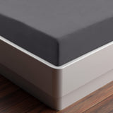 Utopia Bedding Fitted Sheet Double, Grey - Deep Pocket 14 inch (35 cm) - Easy Care - Soft Brushed Microfibre Fabric - Shrinkage and Fade Resistant - Bottom Sheet Utopia Bedding