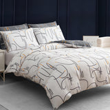 Pamposh Double Duvet Set Premium Brushed Microfiber Duvet Cover Double Ultrasoft Hypoallergenic Duvet Double Cover Set Non Iron Luxury Bedding Set With Zipper Closure Pamposh