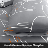 Pamposh Double Duvet Set Premium Brushed Microfiber Duvet Cover Double Ultrasoft Hypoallergenic Duvet Double Cover Set Non Iron Luxury Bedding Set With Zipper Closure Pamposh