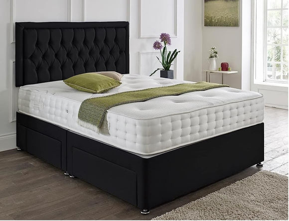 Sana Sleep Designer Damask Memory Foam Divan With Mattress Divan Bed We Love Our Beds