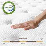 Vesgantti 5FT King Size Mattress, 11 Inch Pocket Sprung Mattress King Size with Breathable Foam and Individually Pocket Spring - Medium, Luxury Box Top Collection Vesgantti