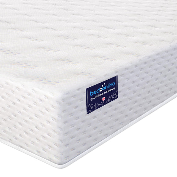 BEDZONLINE Mattress Eco Memory Foam Single Mattress - Firm | 3ft Breathable 11cm Certified Therma-Pure Memory Foam & Reflex Foam Mattress | UK Handmade & Hypoallergenic BEDZONLINE