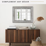 MCS 18x24 Inch Sloped Mirror, 23.5x29.5 Inch Overall Size, Silver (20563) MCS