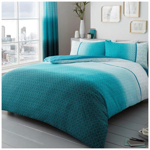 GC GAVENO CAVAILIA King Size Duvet Covers Set (230cm x 220cm) Polycotton - Quilt Bedding Comforter Covers - Teal GC GAVENO CAVAILIA
