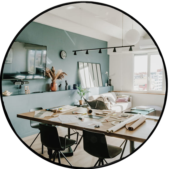 HBCY Creations Round Wall Mirror - 24
