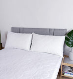 Adam Home Pillows 2 Pack Hotel Quality with Quilted Cover (2 Pillows) Filled Pillows for Stomach, Back and Side Sleeper, Down Alternative Bed Pillow-Soft Hollow-Fiber Hotel Pillows Adam Home