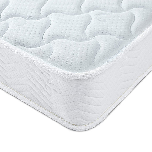 Good Nite Single Mattress 3FT Spring Mattress Hybrid Sprung Memory Foam 90 x 190 x 18cm Mattresses with 3D Knitted Gentle Fabric Medium Hardness Good Nite