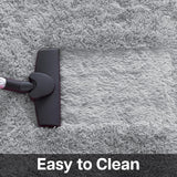 Aspire Homeware Rugs Living Room - Grey Area Rugs for Bedroom Anti Slip - Modern Super Soft Fluffy Shaggy Runner Rug Thick Pile Non Shedding, 60cm x 110 cm Aspire Homeware
