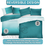 GC GAVENO CAVAILIA King Size Duvet Covers Set (230cm x 220cm) Polycotton - Quilt Bedding Comforter Covers - Teal GC GAVENO CAVAILIA